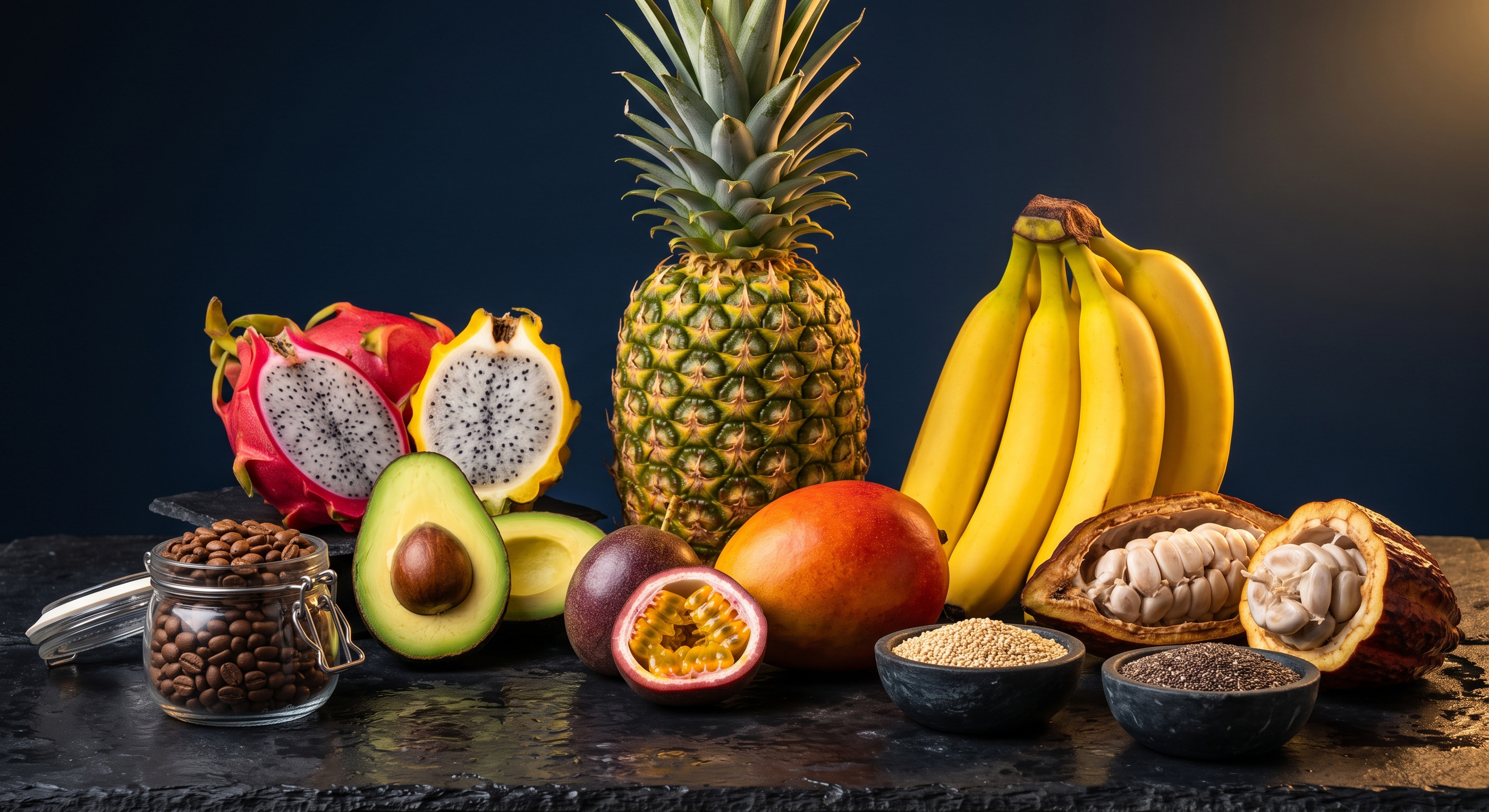 Fruits, Vegetables and Grains